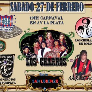 Carnavales en Avenida La Plata