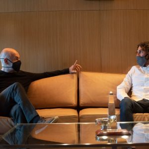 Tras terminar el secundario, Fabricio Coloccini se reunió con Horacio Rodríguez Larrerta
