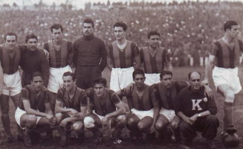 La histórica gira por España a mediados de los años ’40 y un partido en Navidad