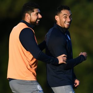 Último entrenamiento en Pilar con práctica de fútbol: Gordillo y Ortigoza en el medio