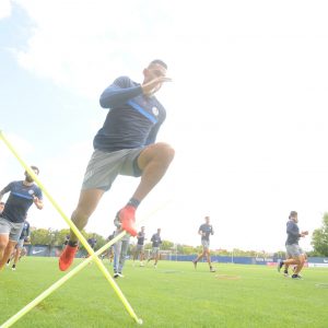 Segundo día de entrenamiento pensando en Independiente