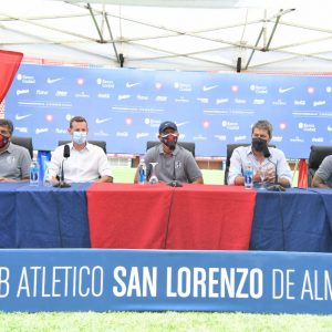 San Lorenzo presentó a la nueva cúpula del fútbol