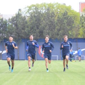 El plantel volvió a trabajar ¿con invitados?