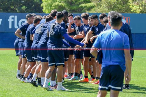 Plantel San Lorenzo entrenamiento pretemporada