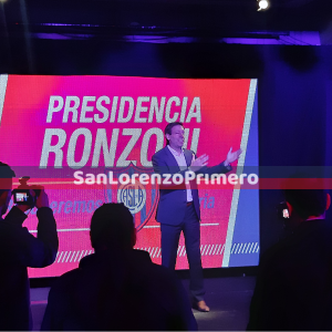 Otro lanzamiento oficial: Enrique Ronzoni presentó su candidatura