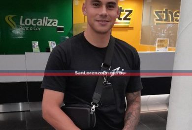 Alex Ibacache en San Lorenzo.