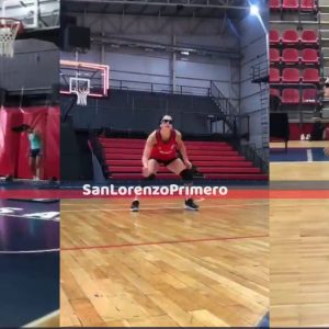 El innovador entrenamiento del vóley femenino de San Lorenzo