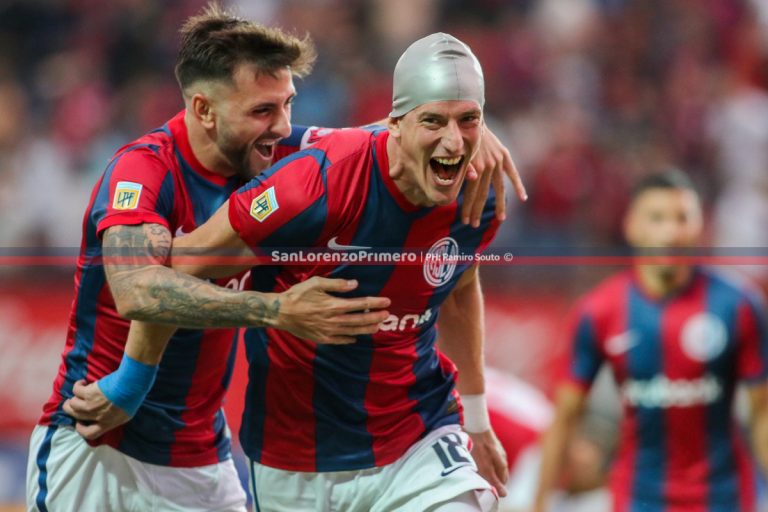 Jalil Elías Andrés Vombergar gol San Lorenzo