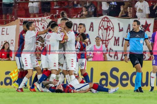 Pelea jugadores San Lorenzo Huracán