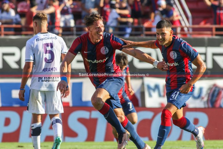 Andrés Vombergar gol San Lorenzo Gimnasia Iván Leguizamón