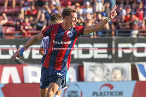 Andrés Vombergar gol San Lorenzo Gimnasia