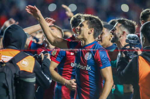 Federico Gattoni festejo San Lorenzo