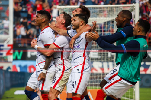 Iván Leguizamón Rafa Pérez Andrés Vombergar Federico Gattoni gol San Lorenzo