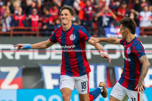 Andrés Vombergar gol penal Malcom Braida San Lorenzo