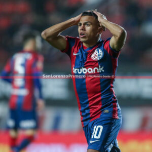 Nahuel Barrios y la escasez de gol en San Lorenzo