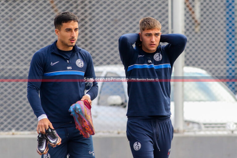 Gonzalo Luján Francisco Perruzzi San Lorenzo entrenamiento