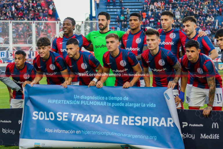 Equipo formación once San Lorenzo