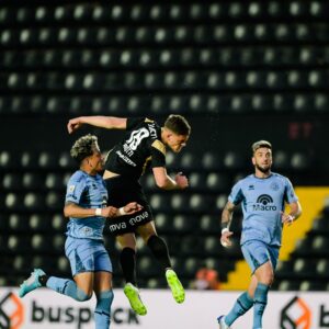 La felicidad de Girotti tras el gol de la clasificación