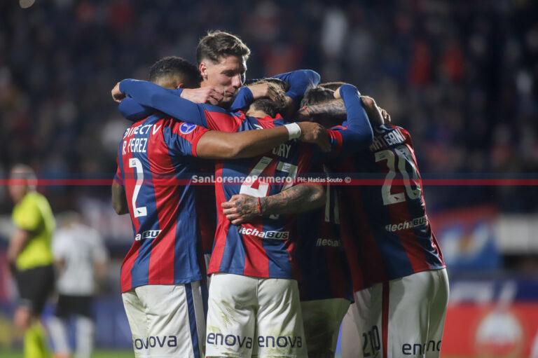 Rafa Pérez Gastón Campi Agustín Giay gol San Lorenzo