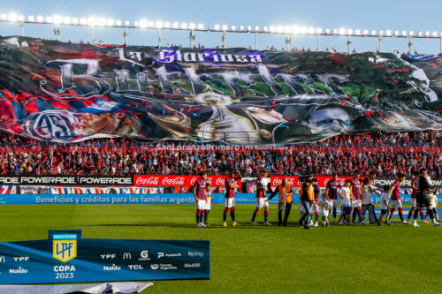 Hinchada platea sur San Lorenzo