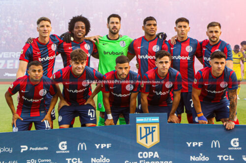 Equipo formación once San Lorenzo