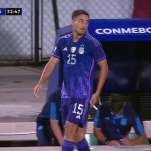 Gonzalo Luján sumó minutos en la victoria de la Sub 23 en el Preolímpico