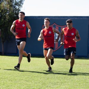 San Lorenzo volvió a entrenar pensando en Unión