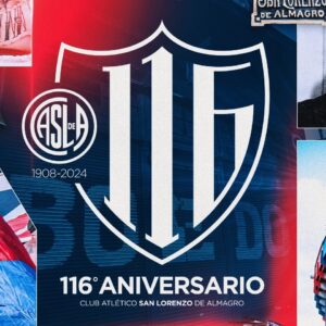 Los saludos para San Lorenzo por su cumpleaños 116