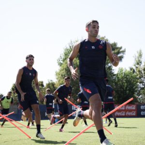 Tras el triunfo ante GELP, San Lorenzo entrenó y piensa en River