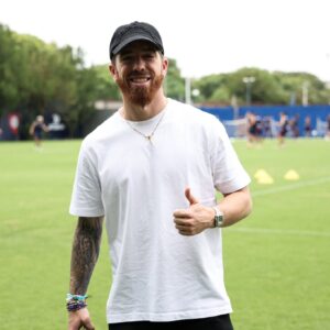 Muniain regresó a San Lorenzo y apunta al partido con Huracán