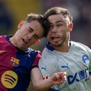 El grave golpe que sufrió un ex San Lorenzo ante el Barcelona