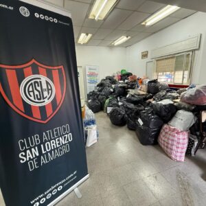 San Lorenzo continúa con la ayuda a Bahía Blanca