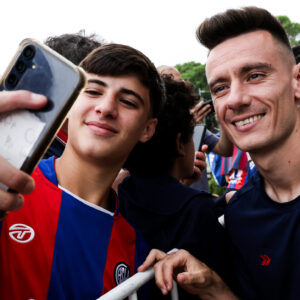 San Lorenzo y el encuentro con los hinchas en Villa Ramallo
