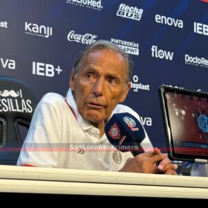Russo: “Creo que fue uno de los mejores partidos de San Lorenzo en líneas generales”