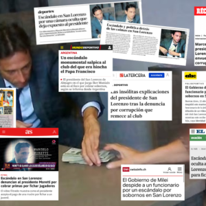 Escándalo en San Lorenzo: la repercusión en los medios del mundo