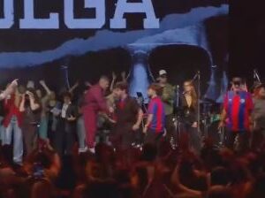 Boedo presente en la fiesta del Calamaro Day