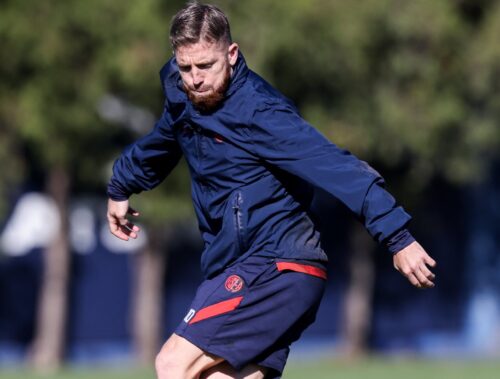 Última práctica del Ciclón antes de enfrentar al Bicho y el probable equipo de Russo