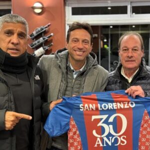 Marcelo Moretti, muy activo por los 30 años del título de San Lorenzo en 1995