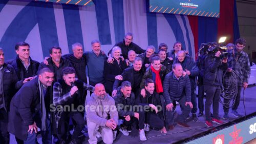 A pura emoción, así fue el festejo de los campeones de 1995 en Boedo
