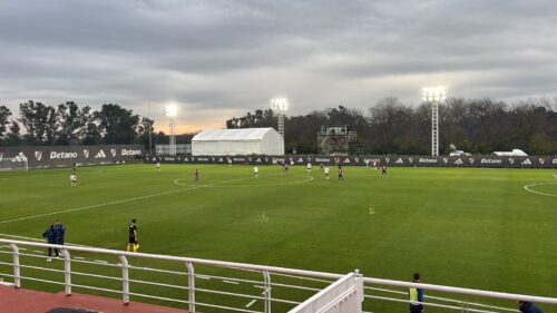 Damián Ayude acompañó a la Reserva de San Lorenzo frente a River