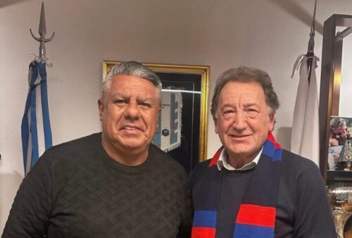 La reunión de Tapia con Julio Lopardo en AFA