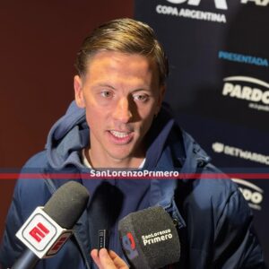 Tripichio y una fuerte declaración sobre los refuerzos de San Lorenzo
