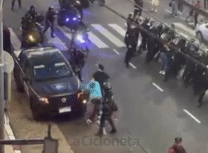 Un detenido tras las protestas contra Marcelo Moretti en Avenida La Plata