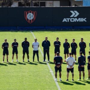 San Lorenzo realizó un minuto de silencio en el entrenamiento por el fallecimiento de Miguel Russo