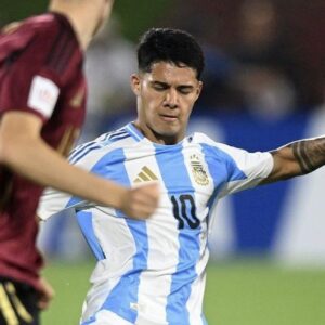 Uriel Ojeda tuvo su debut en el Mundial con la Selección Argentina