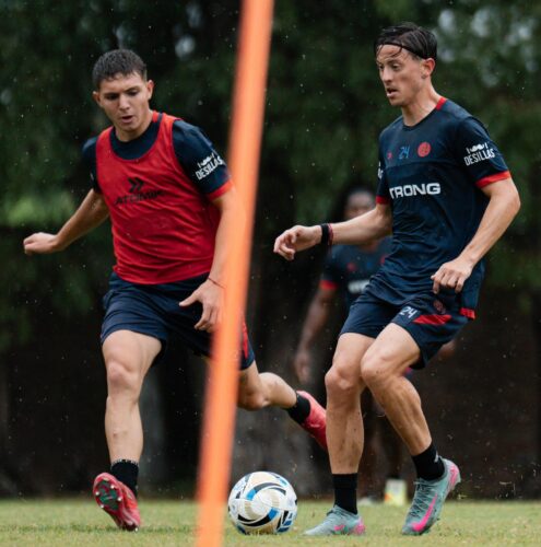 Última práctica de la pretemporada en La Plata para San Lorenzo