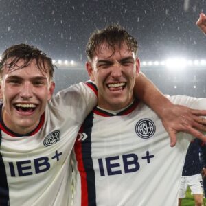 Los hermanos Perruzzi de visita en la pensión de San Lorenzo