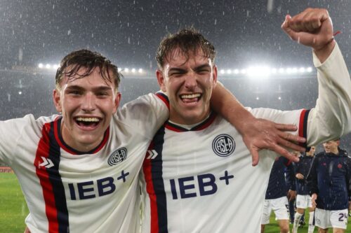 Los hermanos Perruzzi de visita en la pensión de San Lorenzo