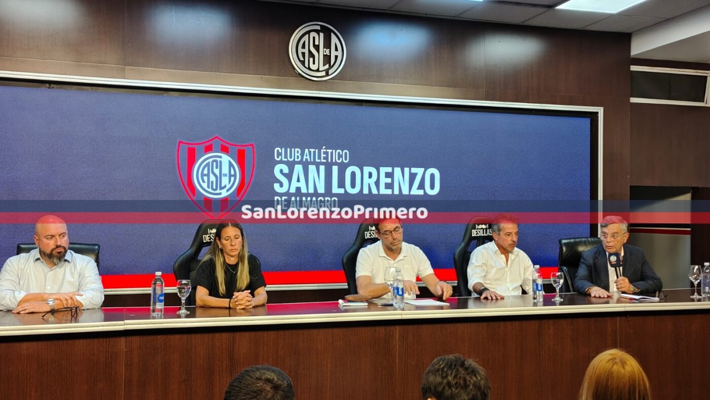 Los detalles de la conferencia de prensa en San Lorenzo: inhibiciones, deudas y el estado del club