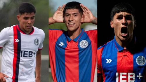 Los tres juveniles que se sumaron al plantel de Primera de San Lorenzo